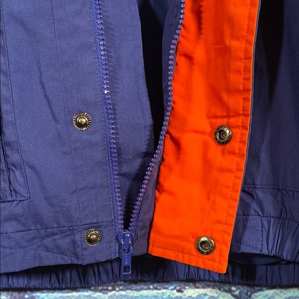 Tide Racing Jacket Size L, Navy/Orange, Windbreaker, Vintage Condition - Picture 7 of 9